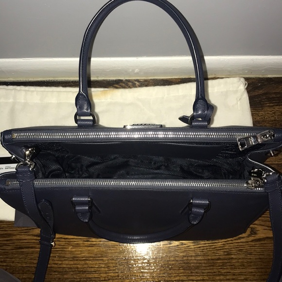 NWT Prada Saffiano Lux Double Zip Bag - Picture 6 of 8